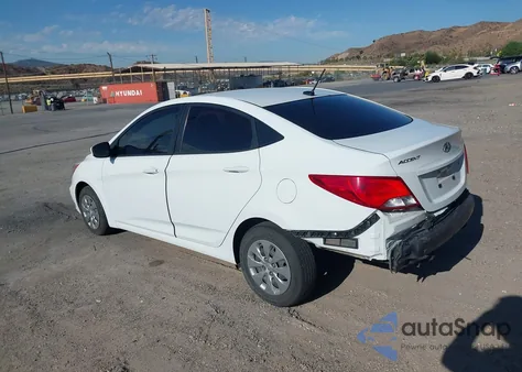 2016 Hyundai Accent Se z USA, uszkodzony, nr VIN KMHCT4AE6GU955695